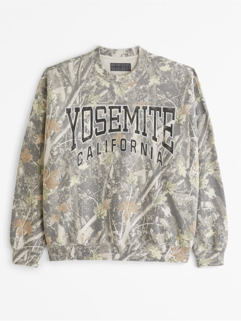 ABERCROMBIE & FITCH Camo Crew